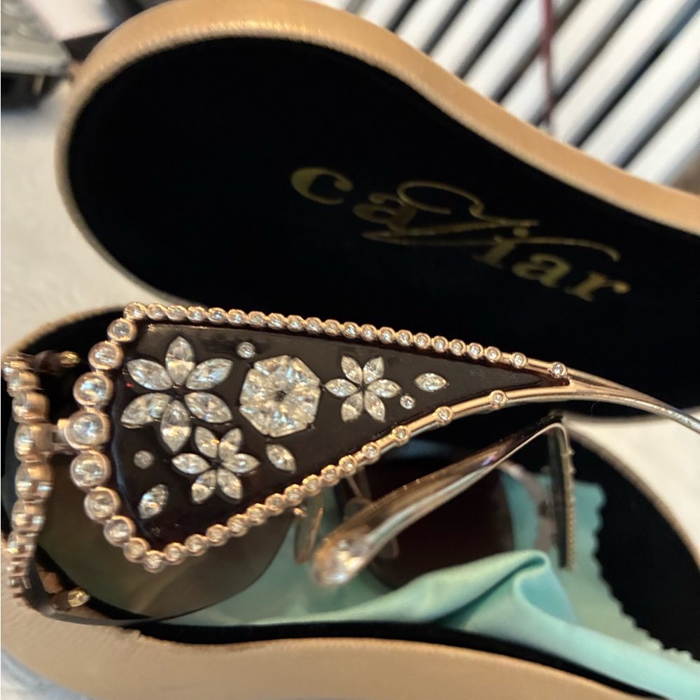 Caviar Women's Elegant Brown Sunglasses WOW factor! - Picture 3 of 7